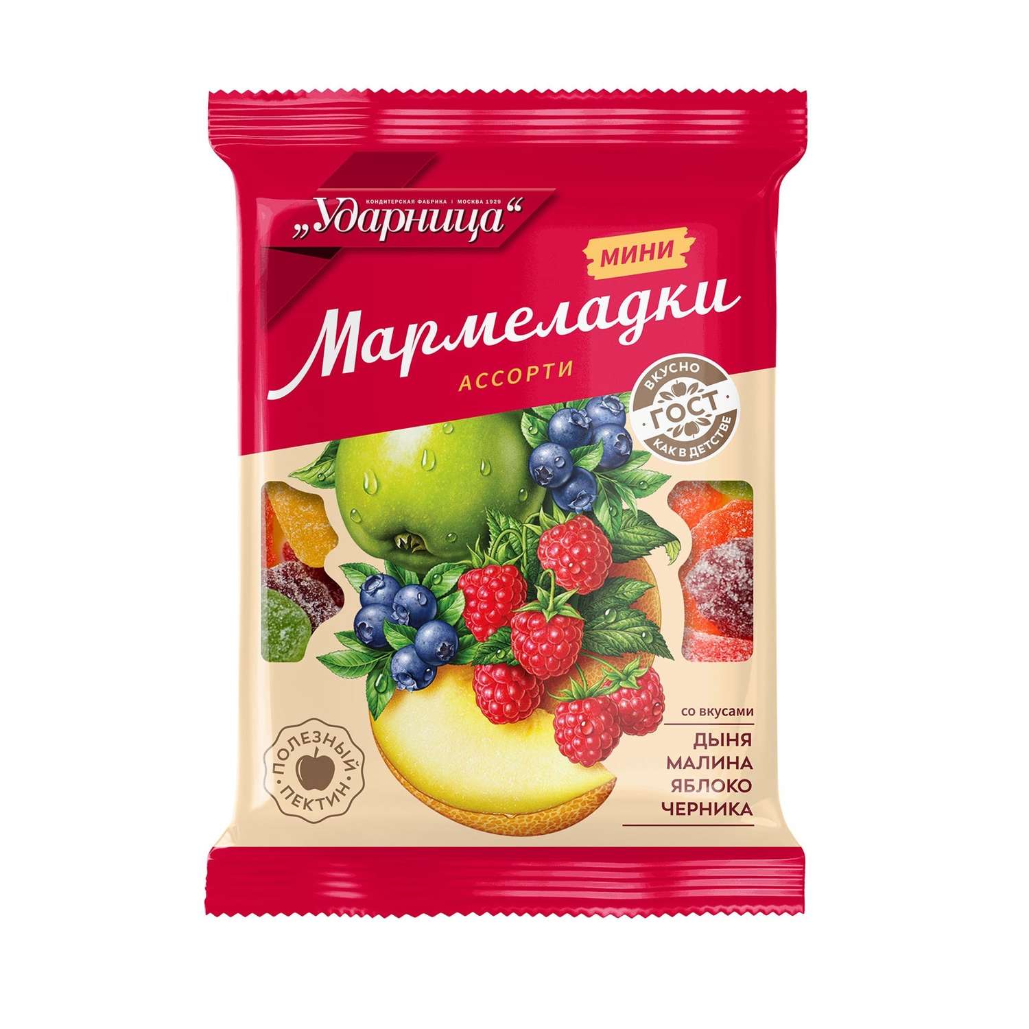 Мини мармеладки Ударница ассорти 275г - фото 1