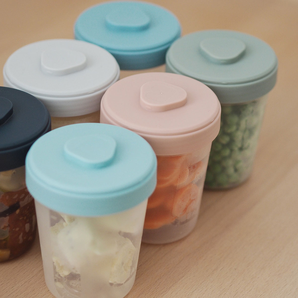 Набор контейнеров BEABA 6 штук по 250 мл - фото 5