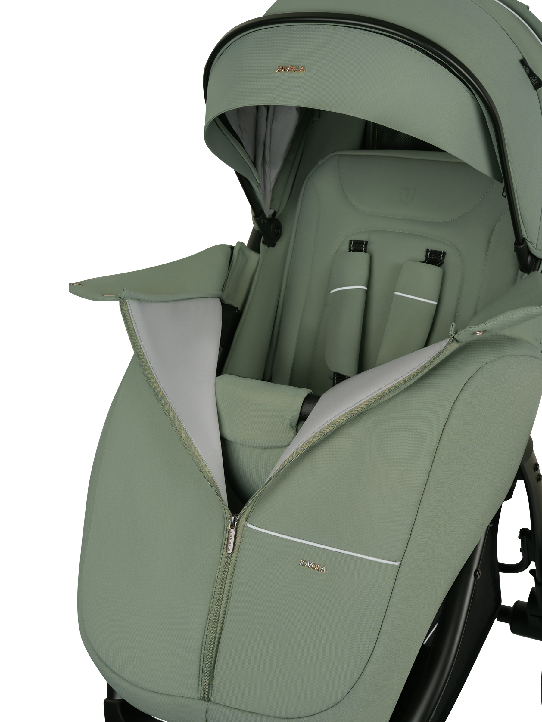 Коляска прогулочная JOVOLA SELENA 2026 всесезонная зеленый - фото 16