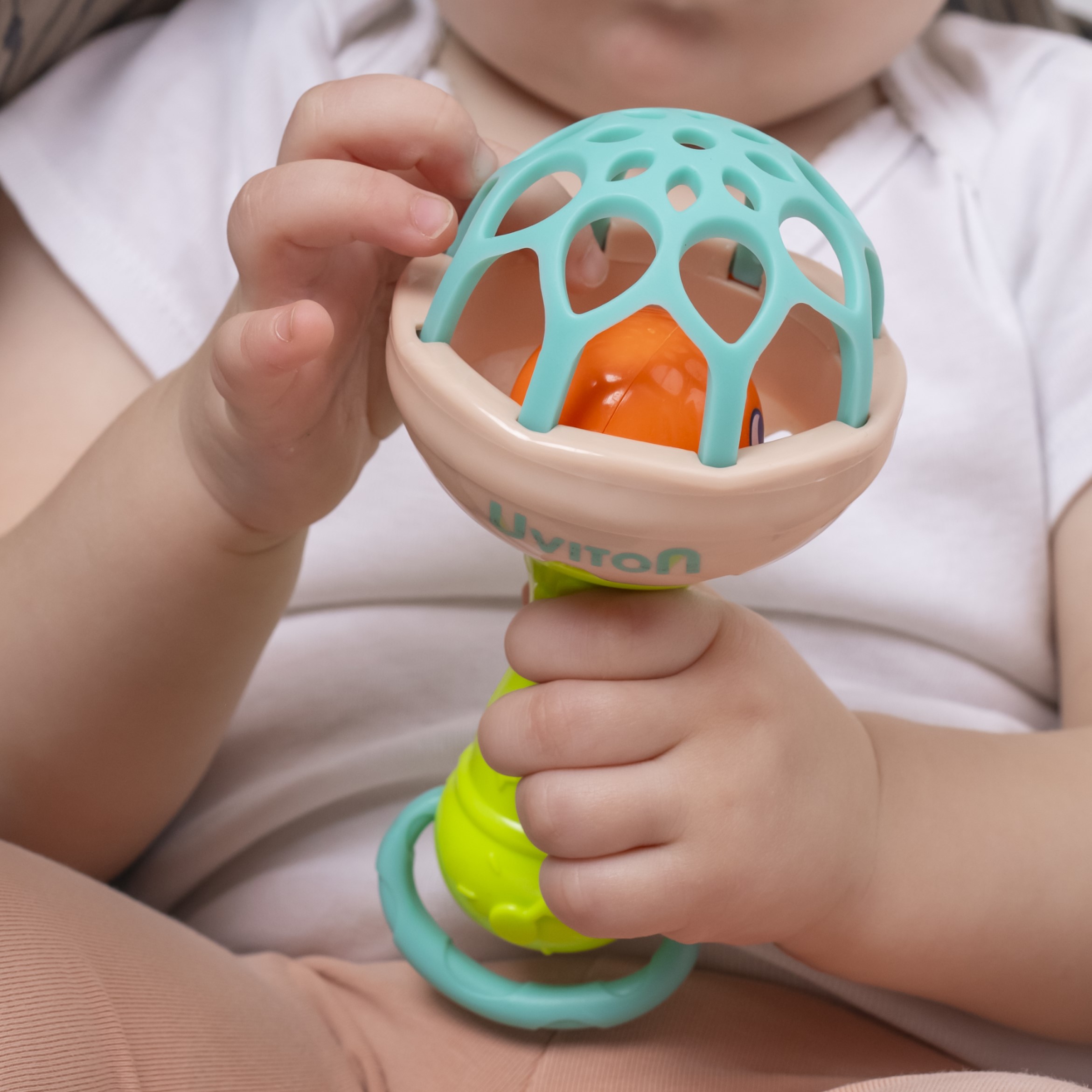 Игрушка Uviton погремушка зеленый - фото 5