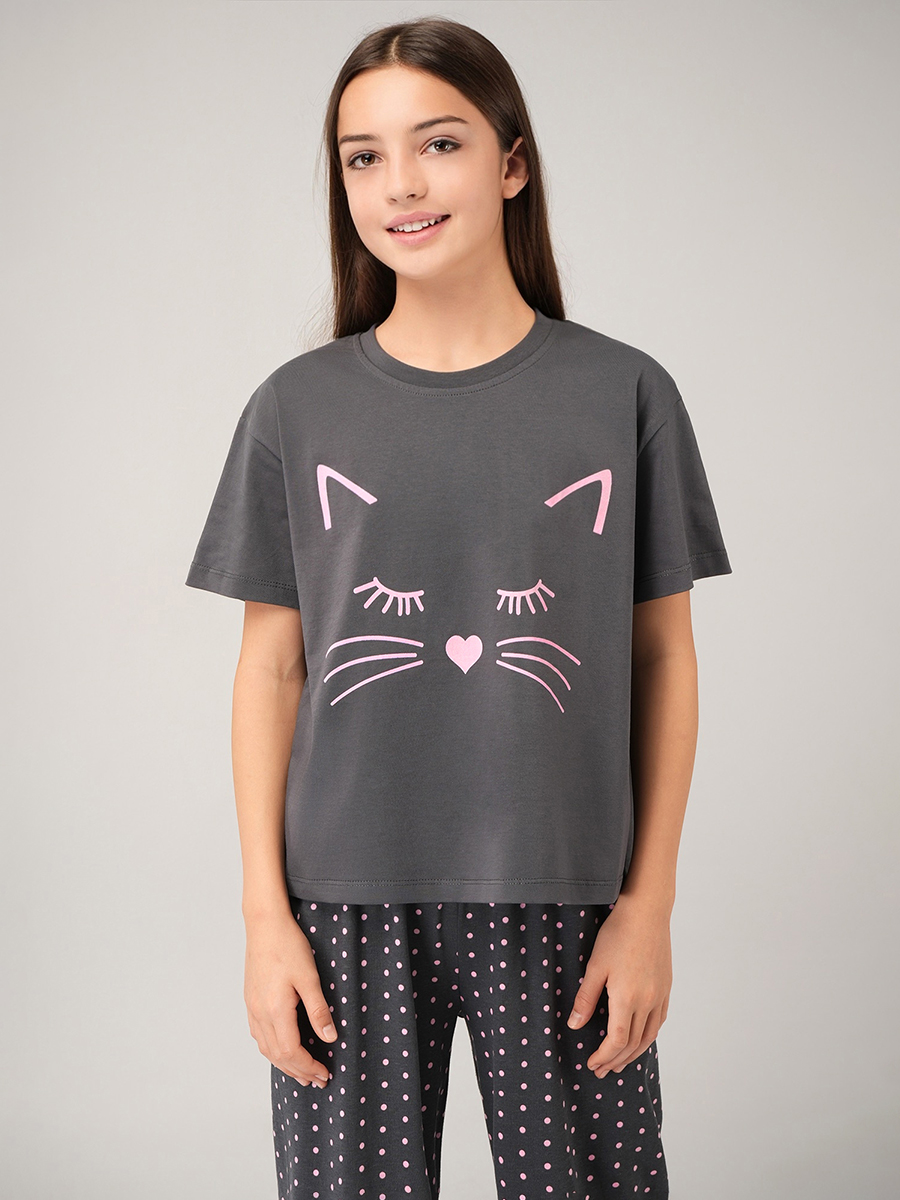 Пижама HappyFox HF8936SPграфит - фото 11