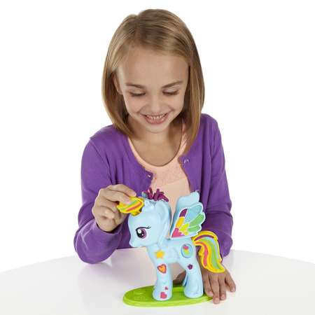 Пластилин Play-Doh Стильный салон Рэйнбоу