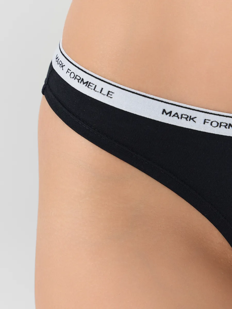 Трусы 3 шт Mark Formelle (Марк Формэль) 412574-1-3/т.серый меланж 4348-F +мятный +черный - фото 8