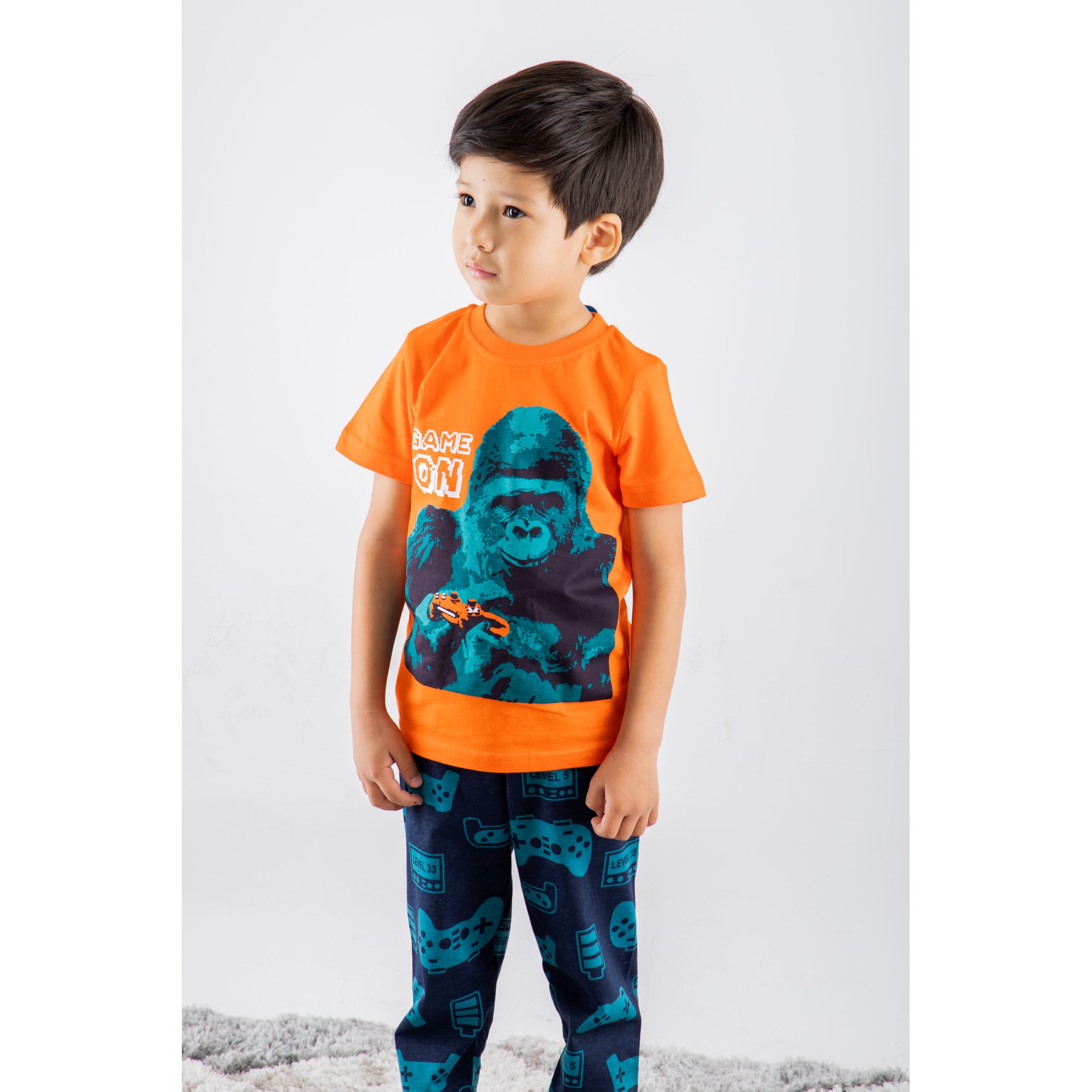 Пижама LELO kids LELO-432orangeviy - фото 1
