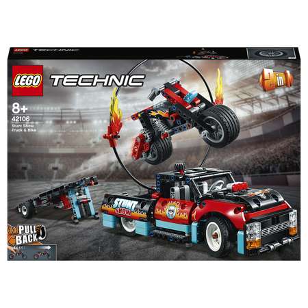 Конструктор LEGO Technic Шоу на грузовиках и мотоциклах сборная игровая модель