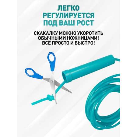 Скакалка бирюзовая