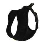 Шлейка-жилетка для собак Barbaks Чёрная сетка S шея 28см грудь 38-48см