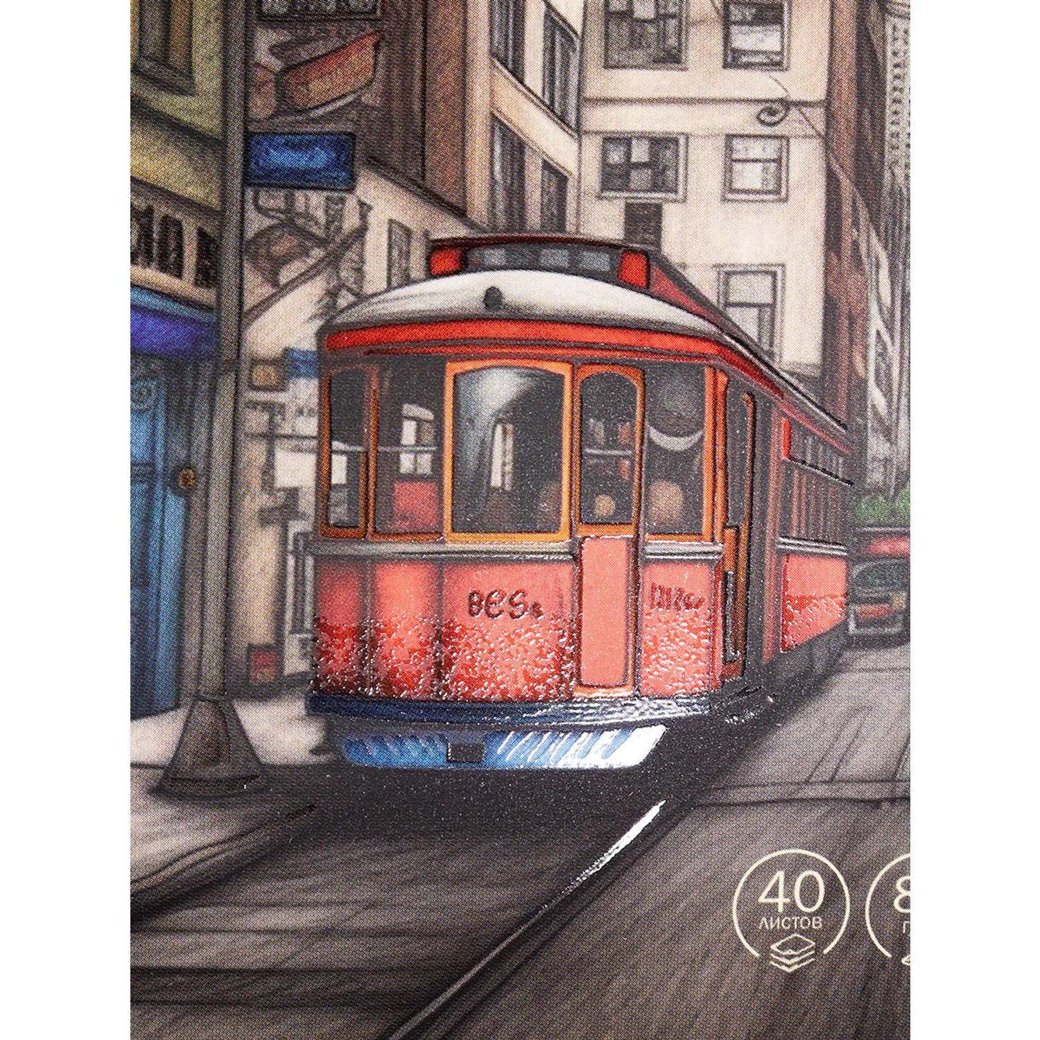 Скетчбук Profit 190*190мм в ассортименте 40 лист. - фото 4