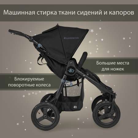 Коляска прогулочная Bumbleride Indie Twin / Black