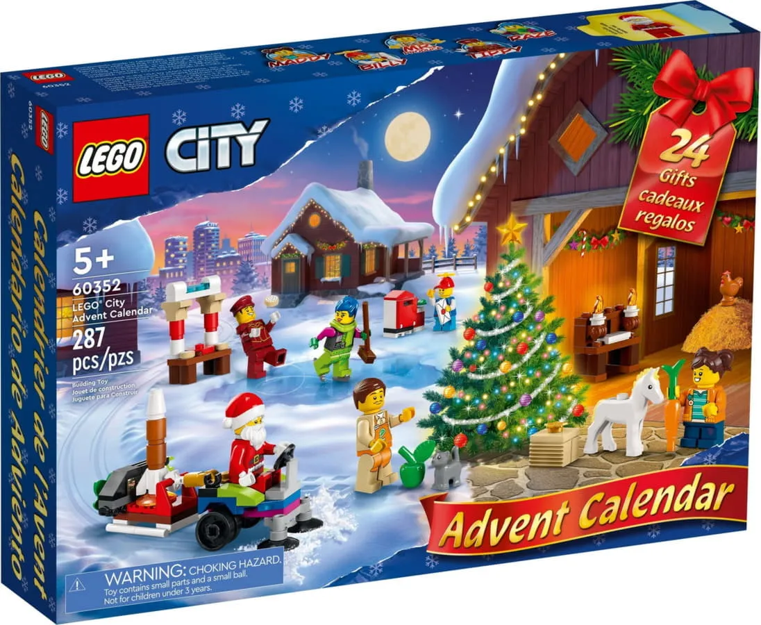 Изображение товара Конструктор Lego City 60352 Календальарь 2022 с сюрпризами, 287 деталей