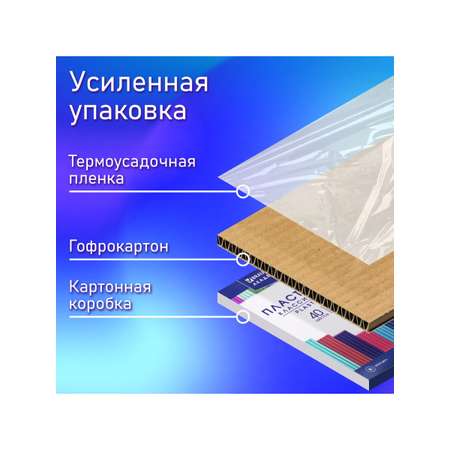 Пластилин Brauberg 24 цв.