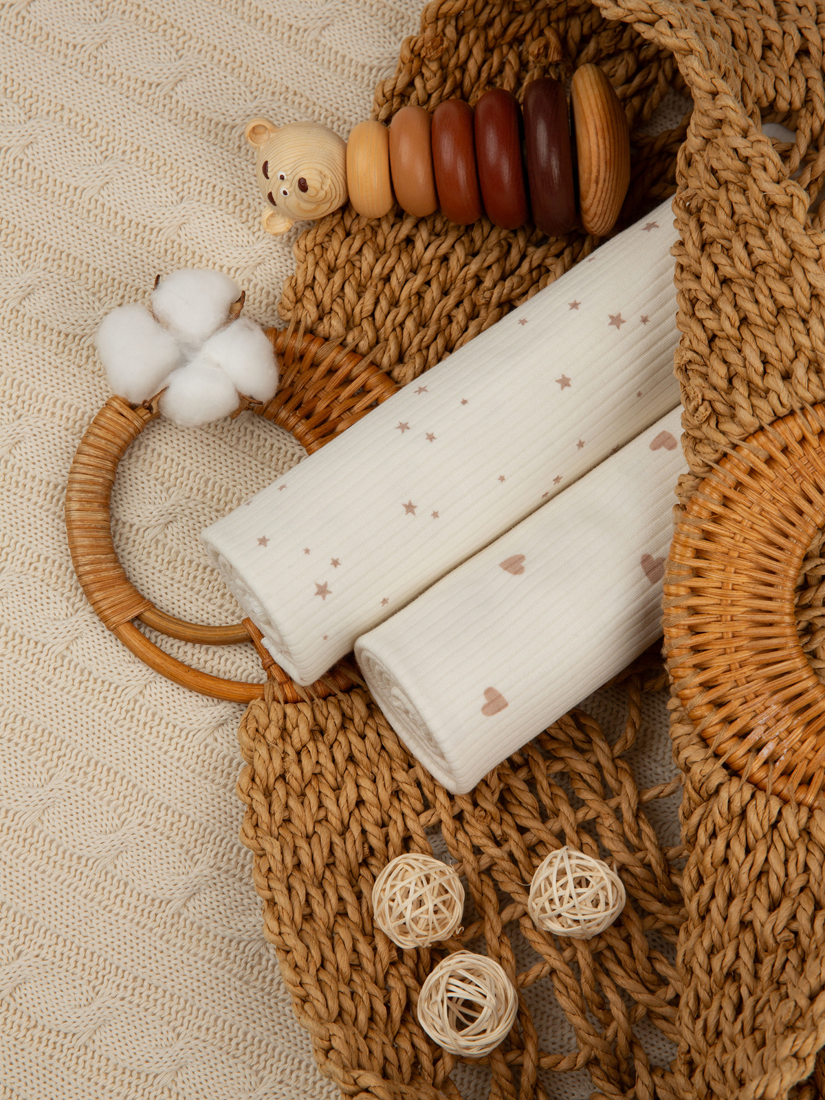 Пелёнка inlovery трикотаж 85х100 см 2 шт. - фото 5