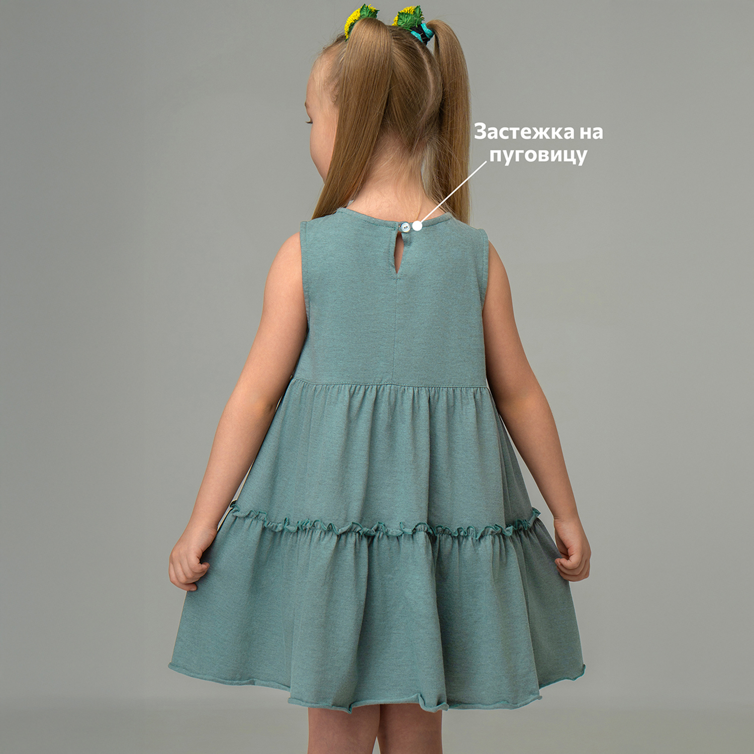 Платье HappyFox HFLUN2119сухая.трава - фото 6