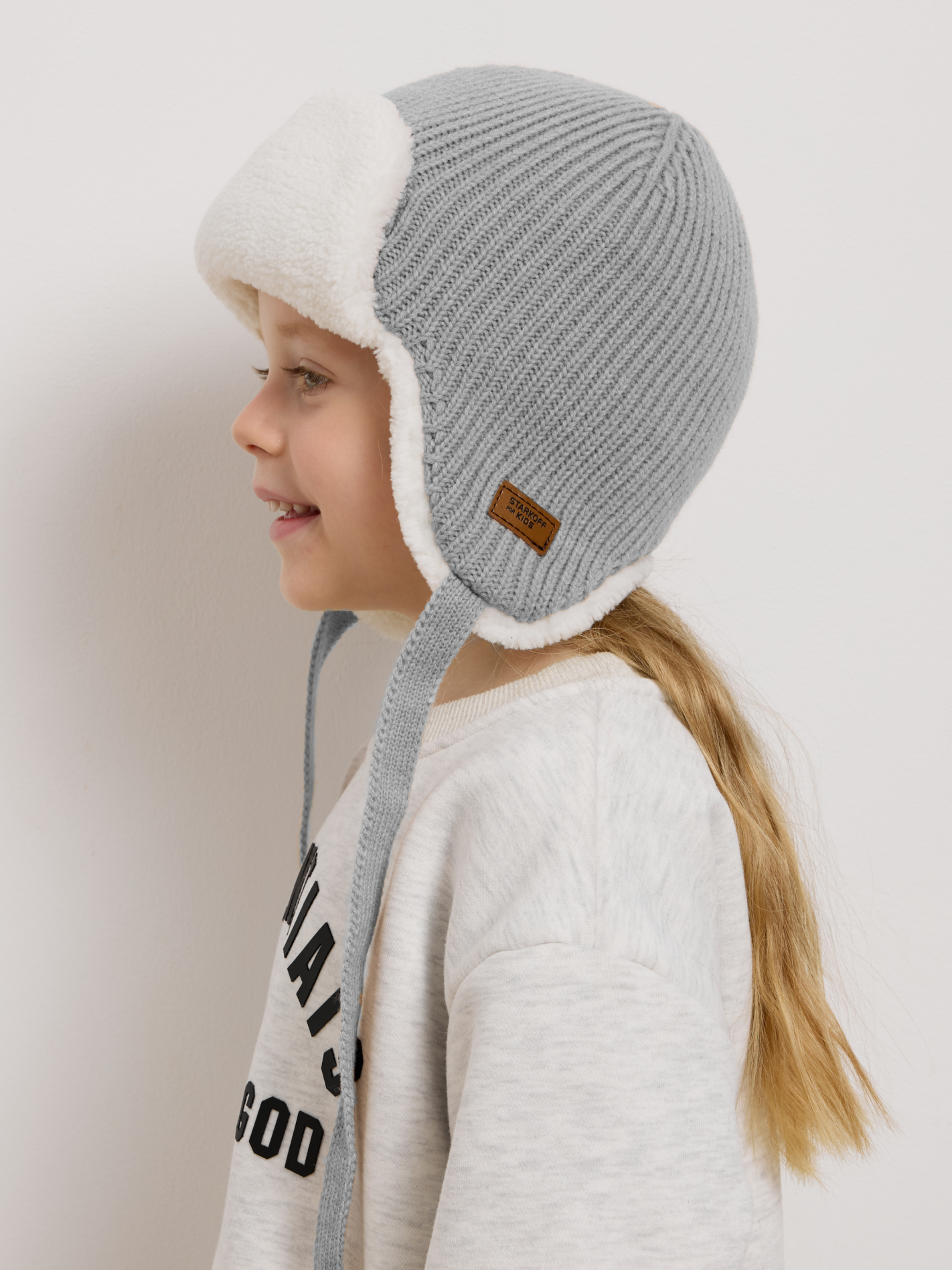 Шапка-ушанка Starkoff Kids Д301103/15 - фото 1