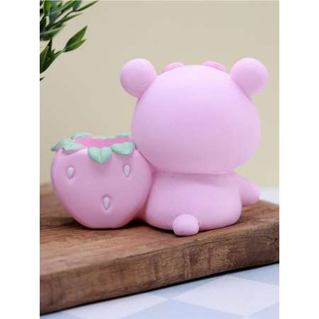 Ночник-подставка iLikeGift Strawberry bear pink