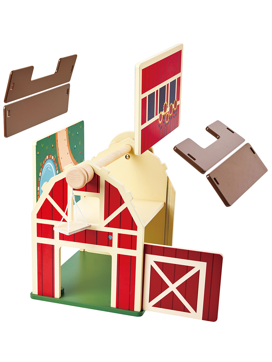 Домик для кукол Hape 30.6 см с мебелью E3530_HP - фото 5