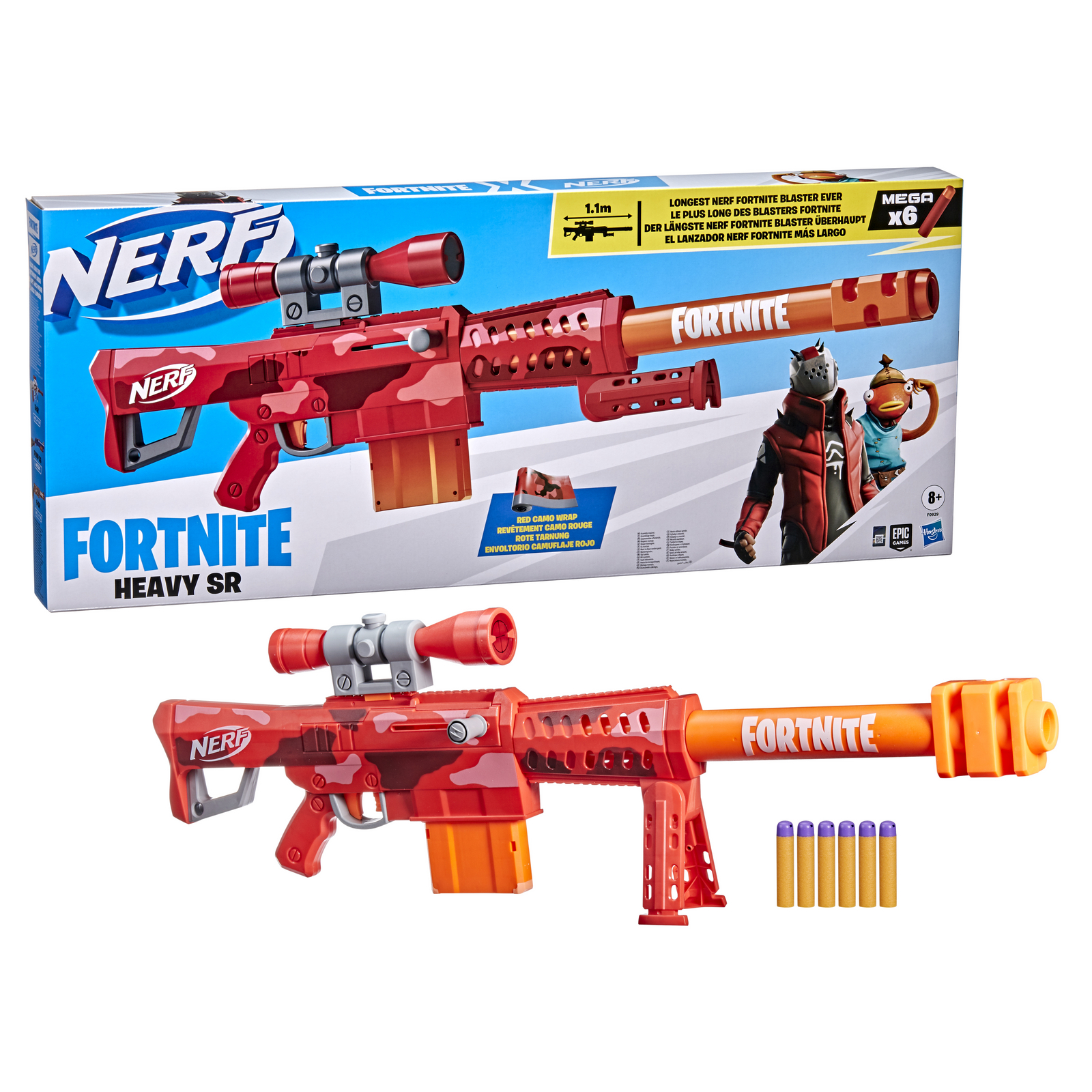 Бластер Nerf Fortnite Хэви - фото 5