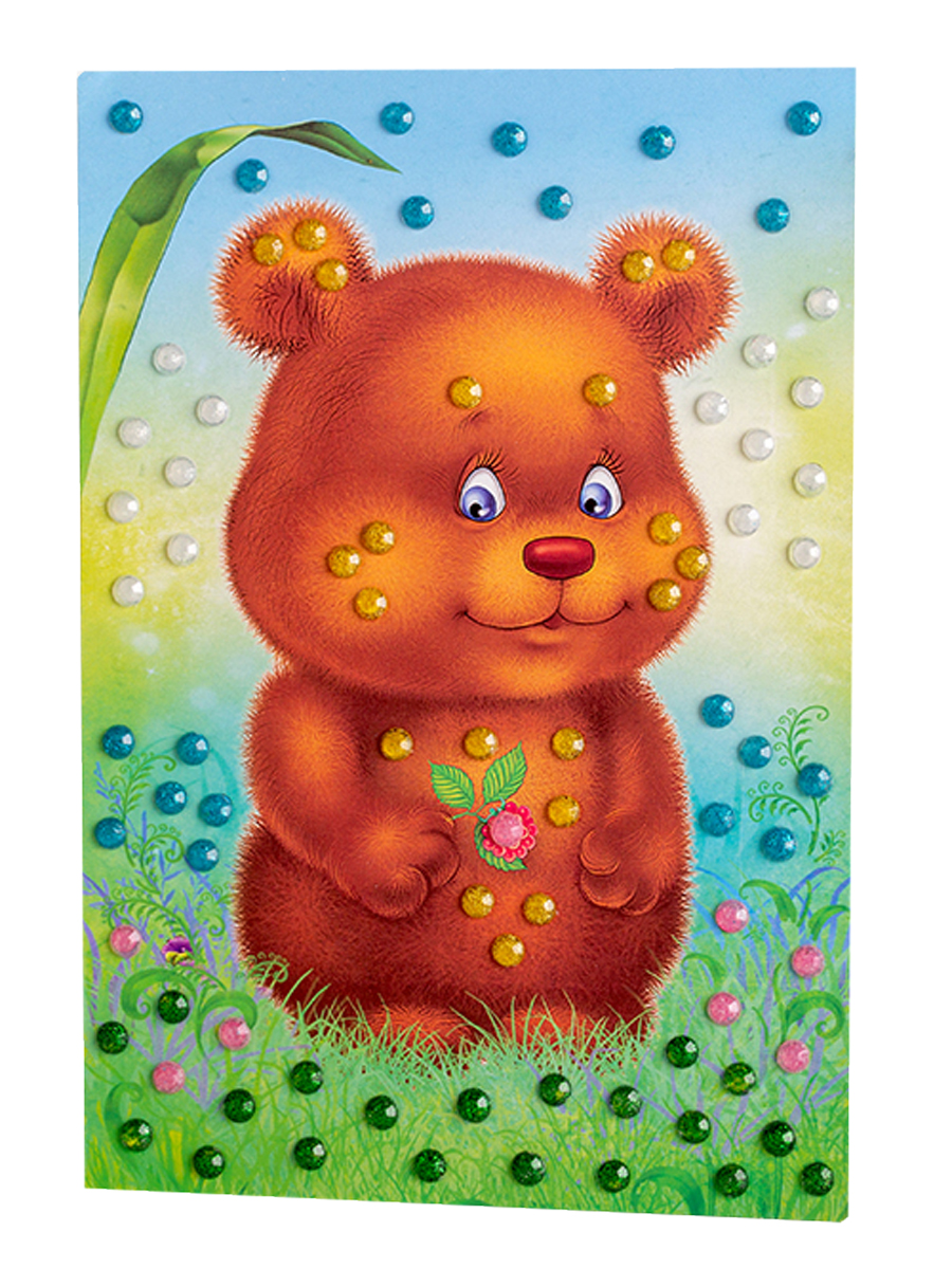 Набор для творчества Дрофа-Медиа аппликация Медвежонок - фото 4