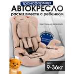 Автокресло Kingbaby Legend 1/2/3 (9-36 кг) бежевый