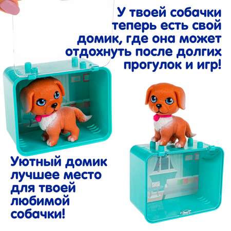 Игровой набор Bondibon ЛАПА ДРУЖБЫ Щенок коричневый