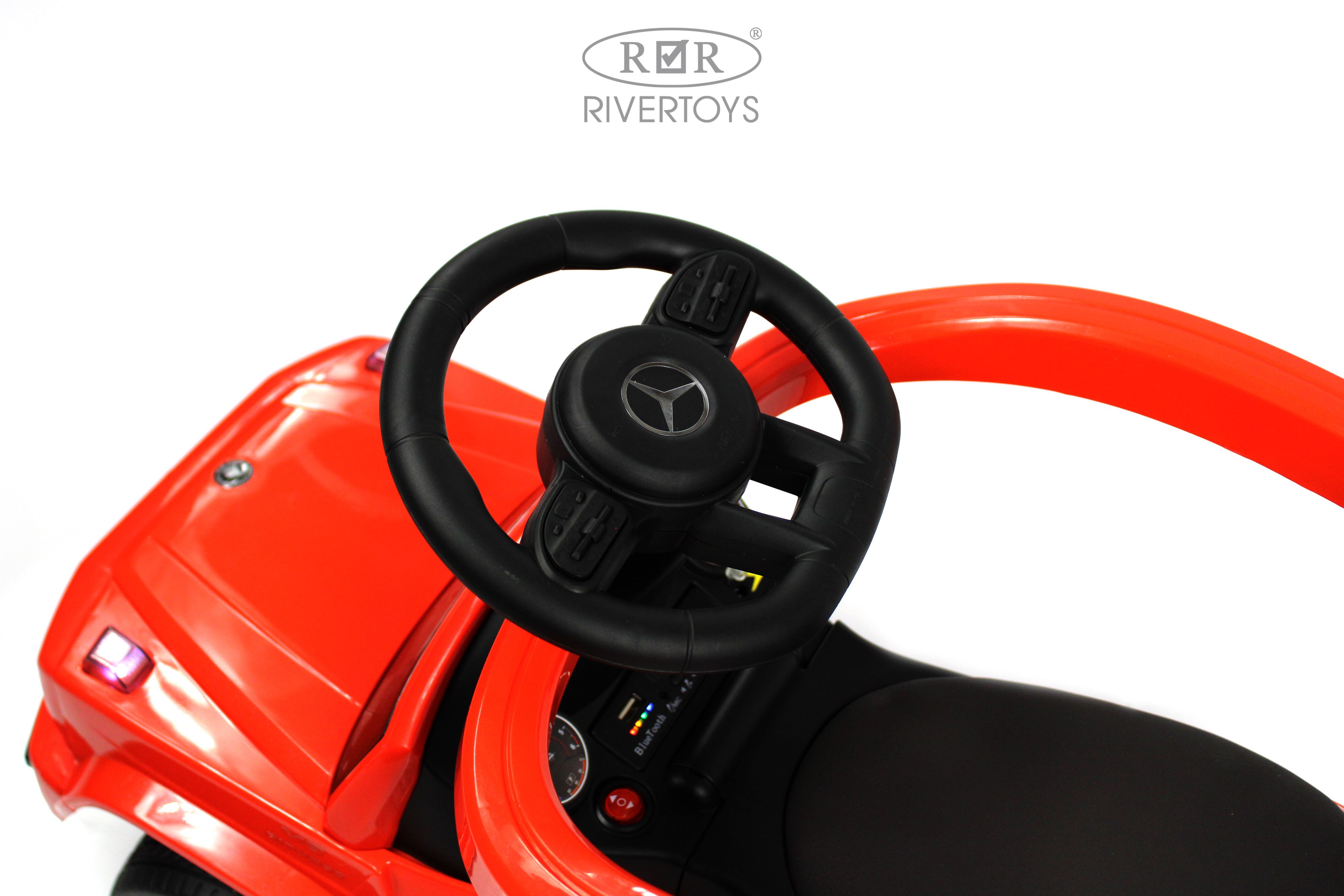 Каталка RIVERTOYS Mercedes-Benz G63 Red Diamond красный - фото 18