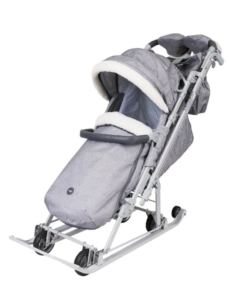 Санки-коляска NiKA kids Дымчатый - фото 3