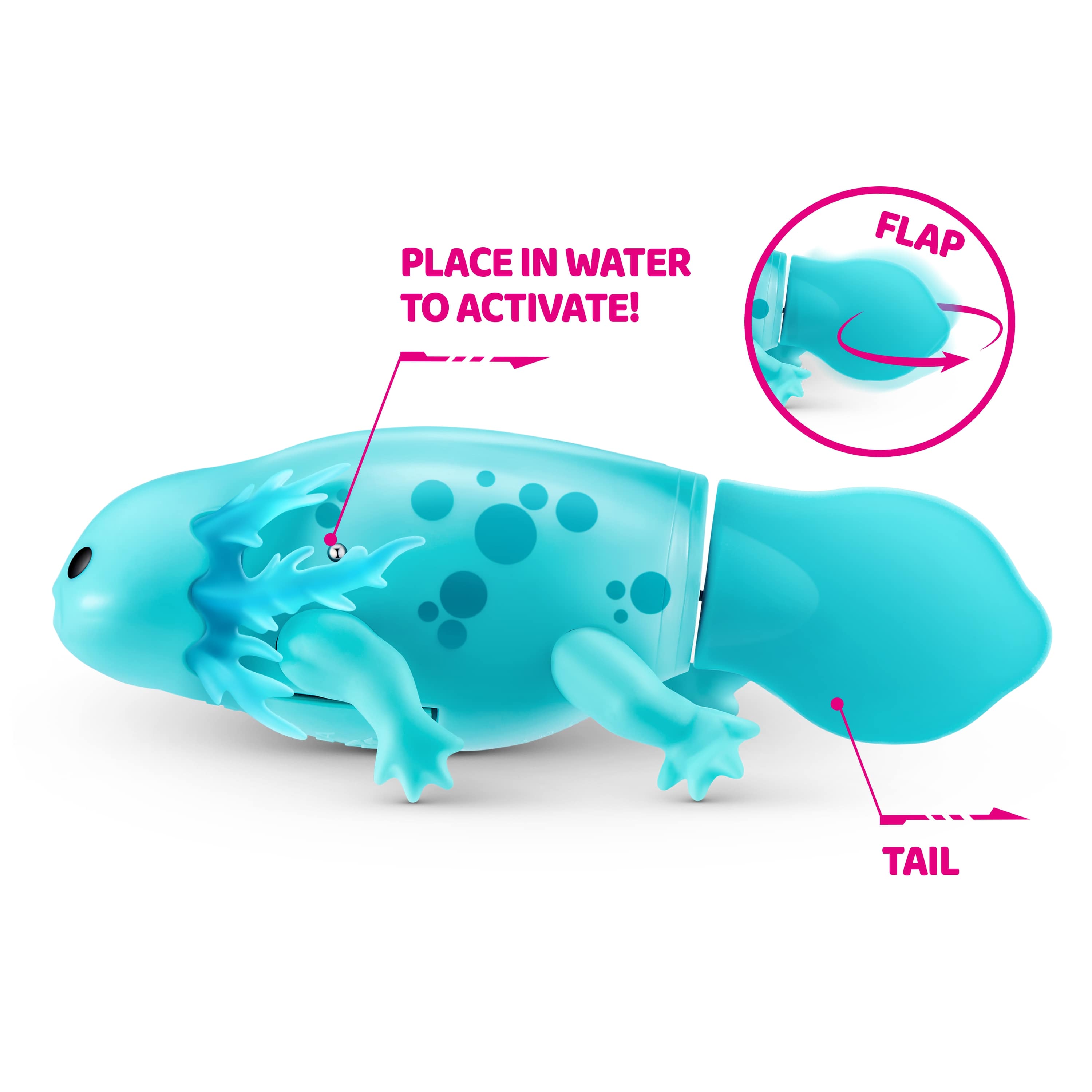 Рептилия РУ Zuru ROBO ALIVE Swimming Axolotls Аксолотль в ассортименте - фото 18