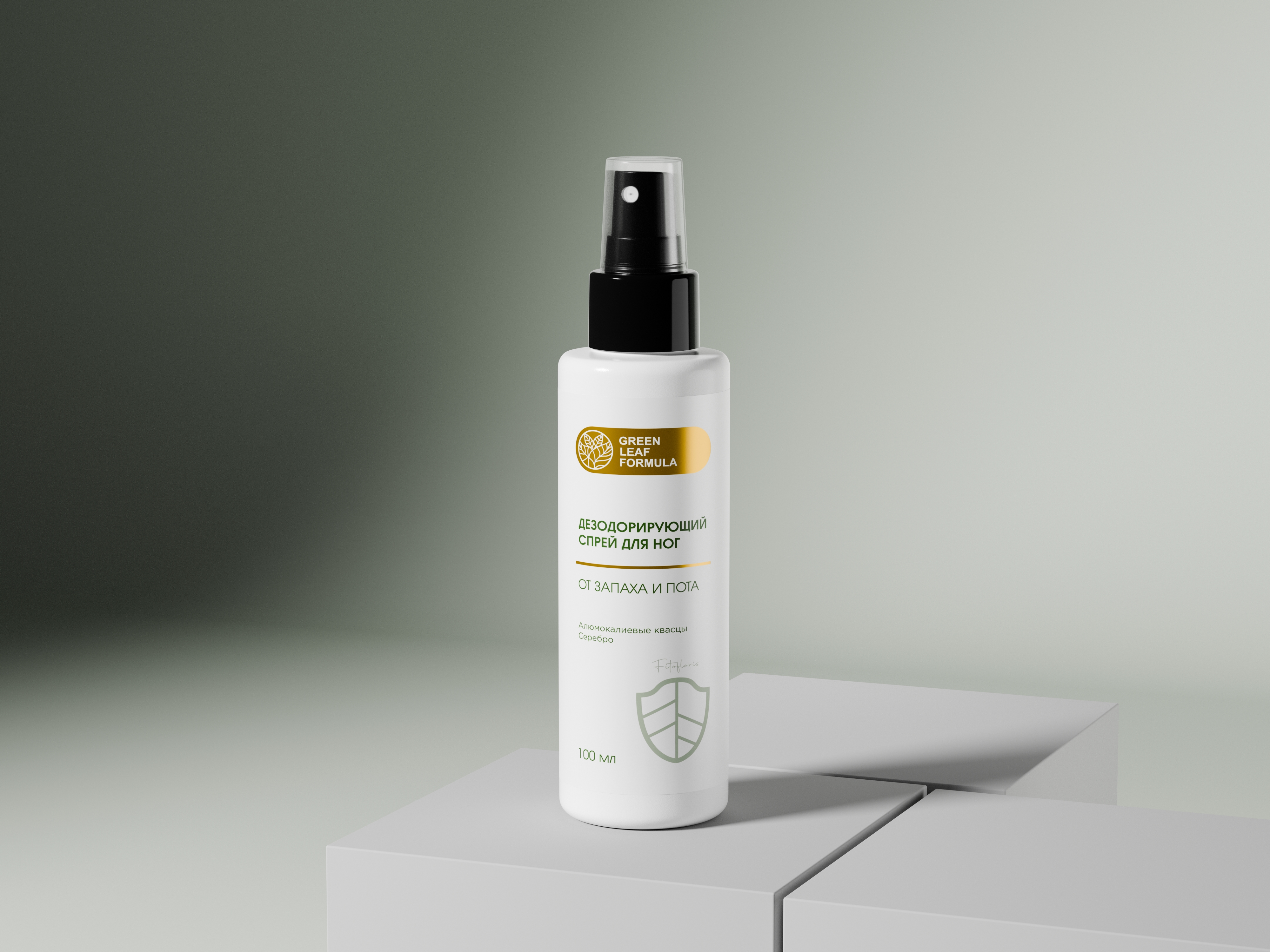 Спрей Green Leaf Formula для ног от запаха и пота 100 мл - фото 1