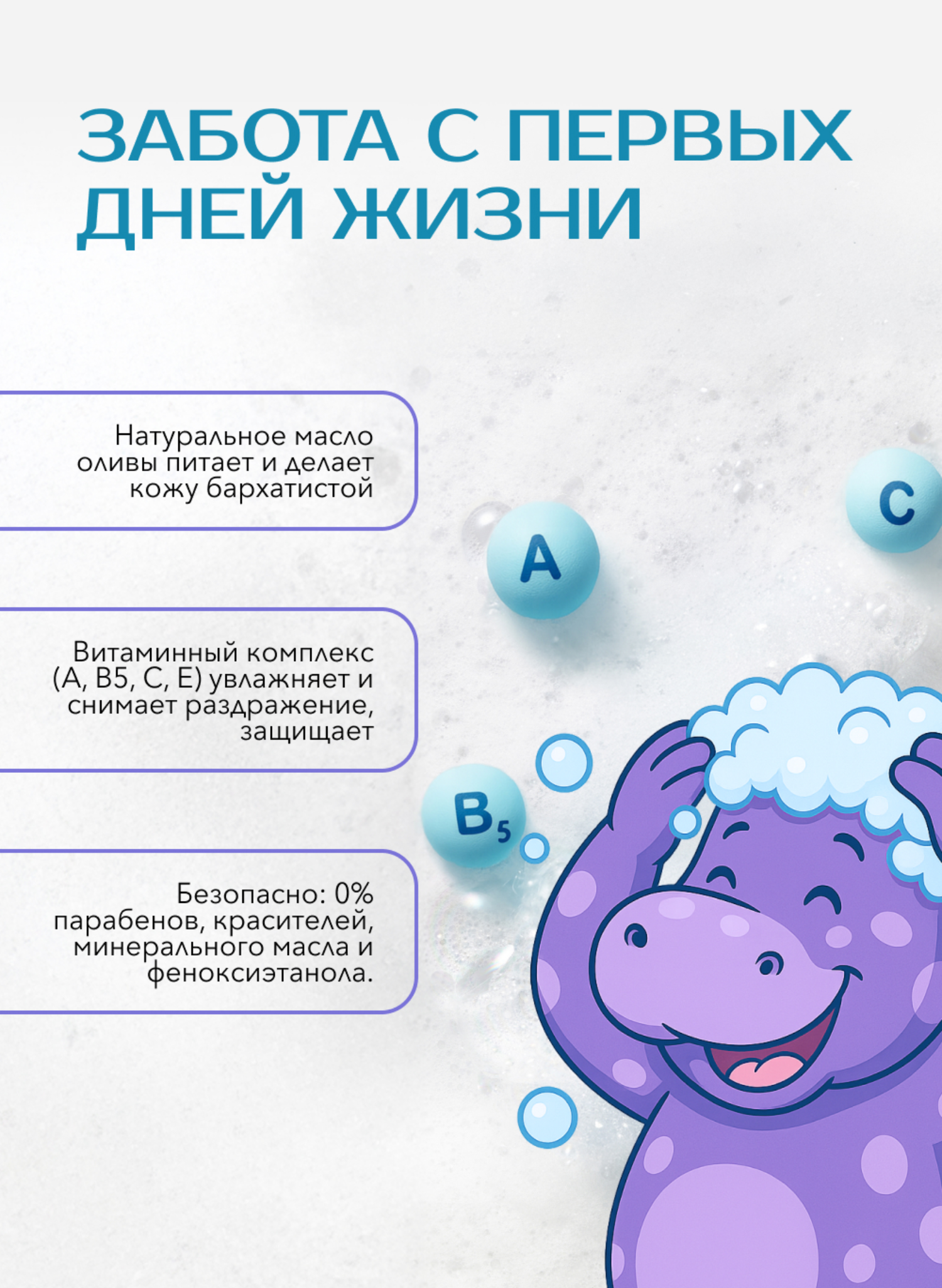 Шампунь-гель Fliptopia Baby 250 мл - фото 3