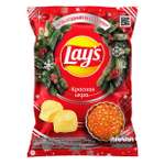 Чипсы Lays из натурального картофеля со вкусом Красная Икра 105г