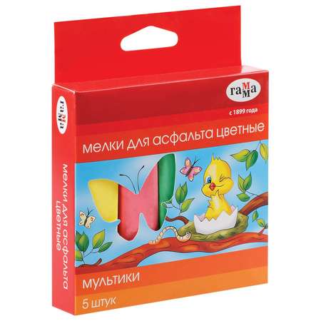 Мел сухой ГАММА 5 шт.