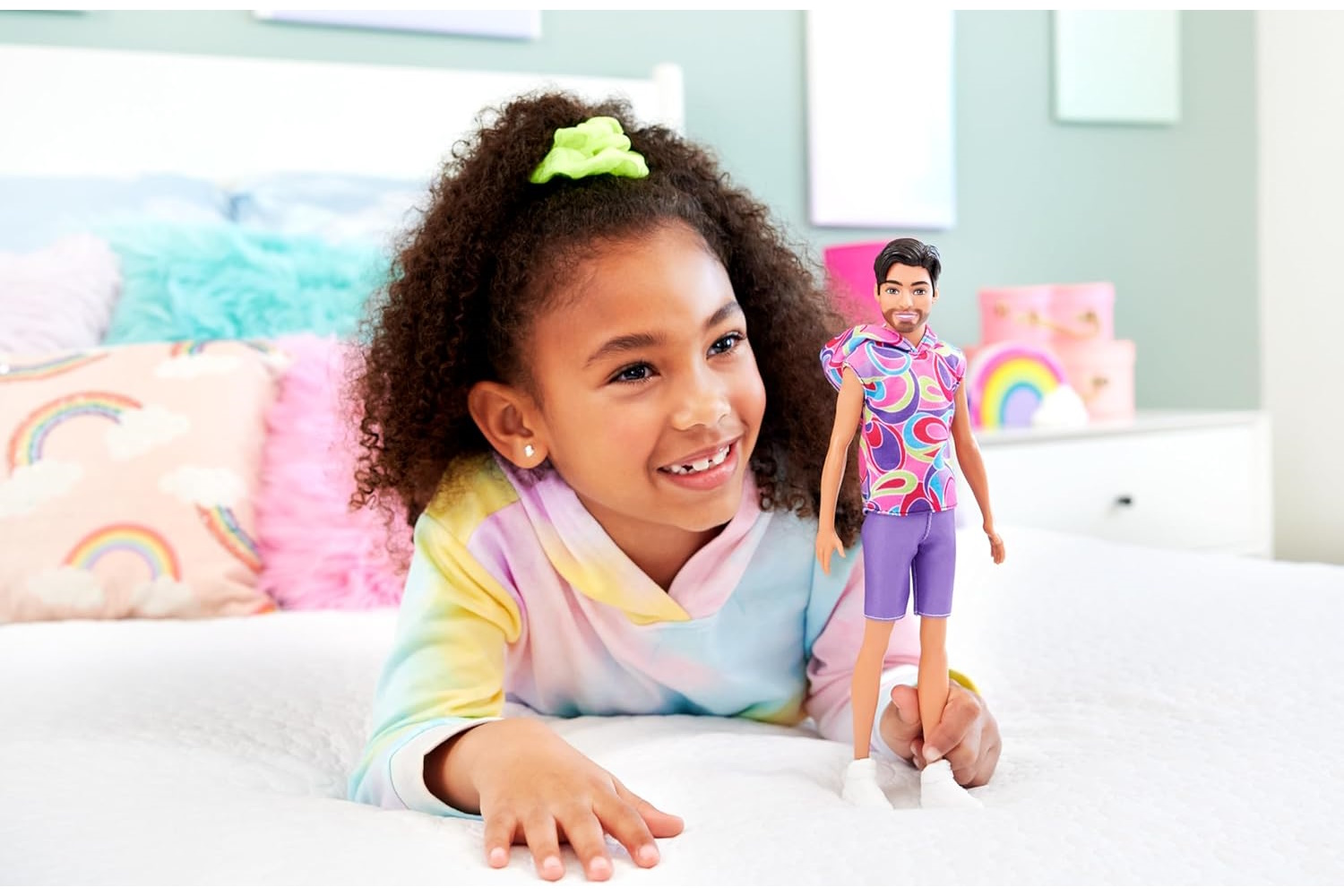 Кукла модельная Barbie Fashionistas Игра с модой Кен DWK44/HRH26 - фото 6