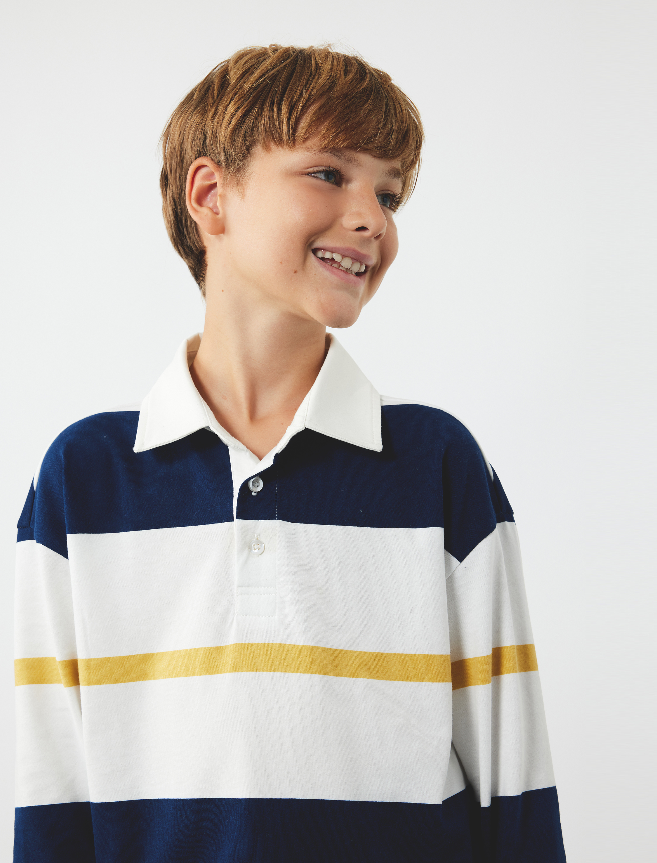 Лонгслив-поло KOTON 6WKB10071TK0S1 - фото 2