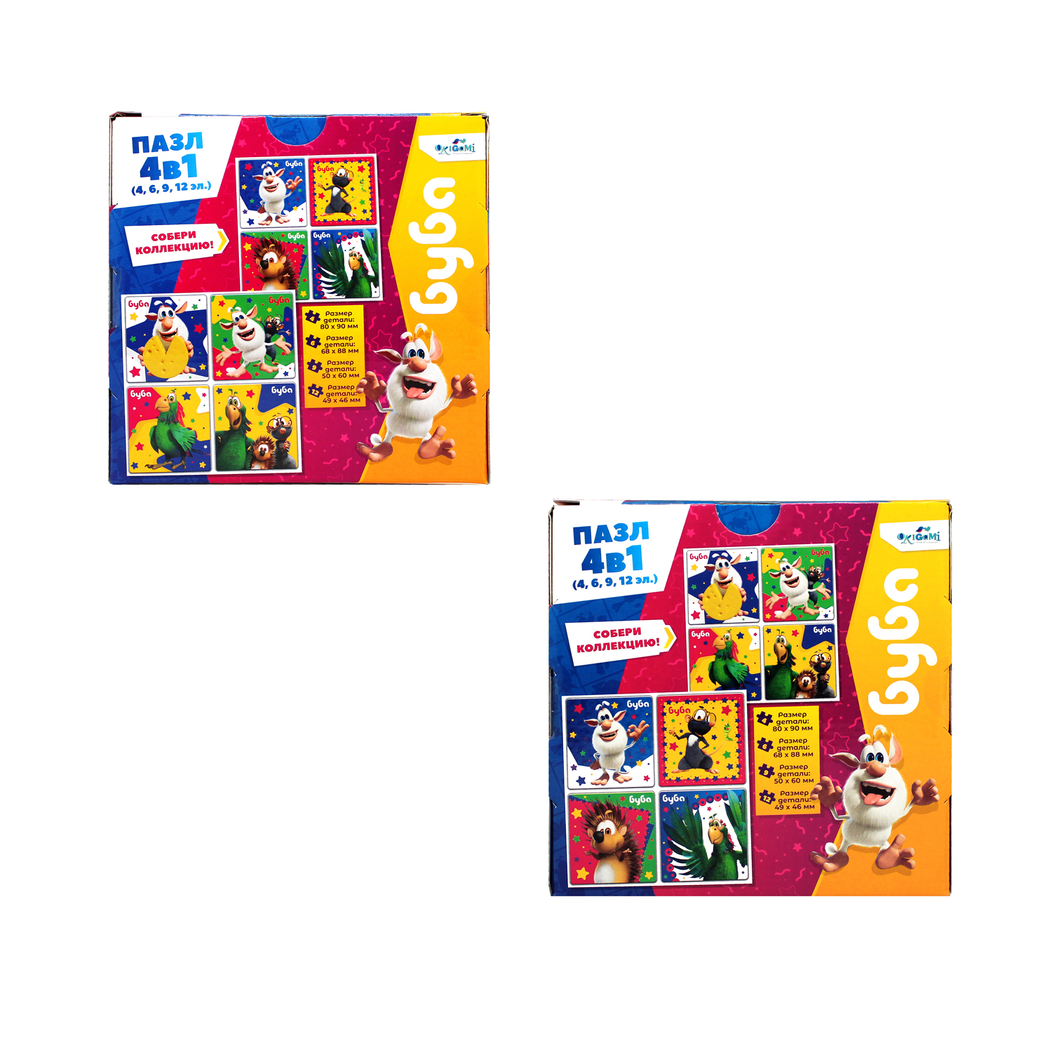 Пазл ORIGAMI Буба классический в ассортименте - фото 3
