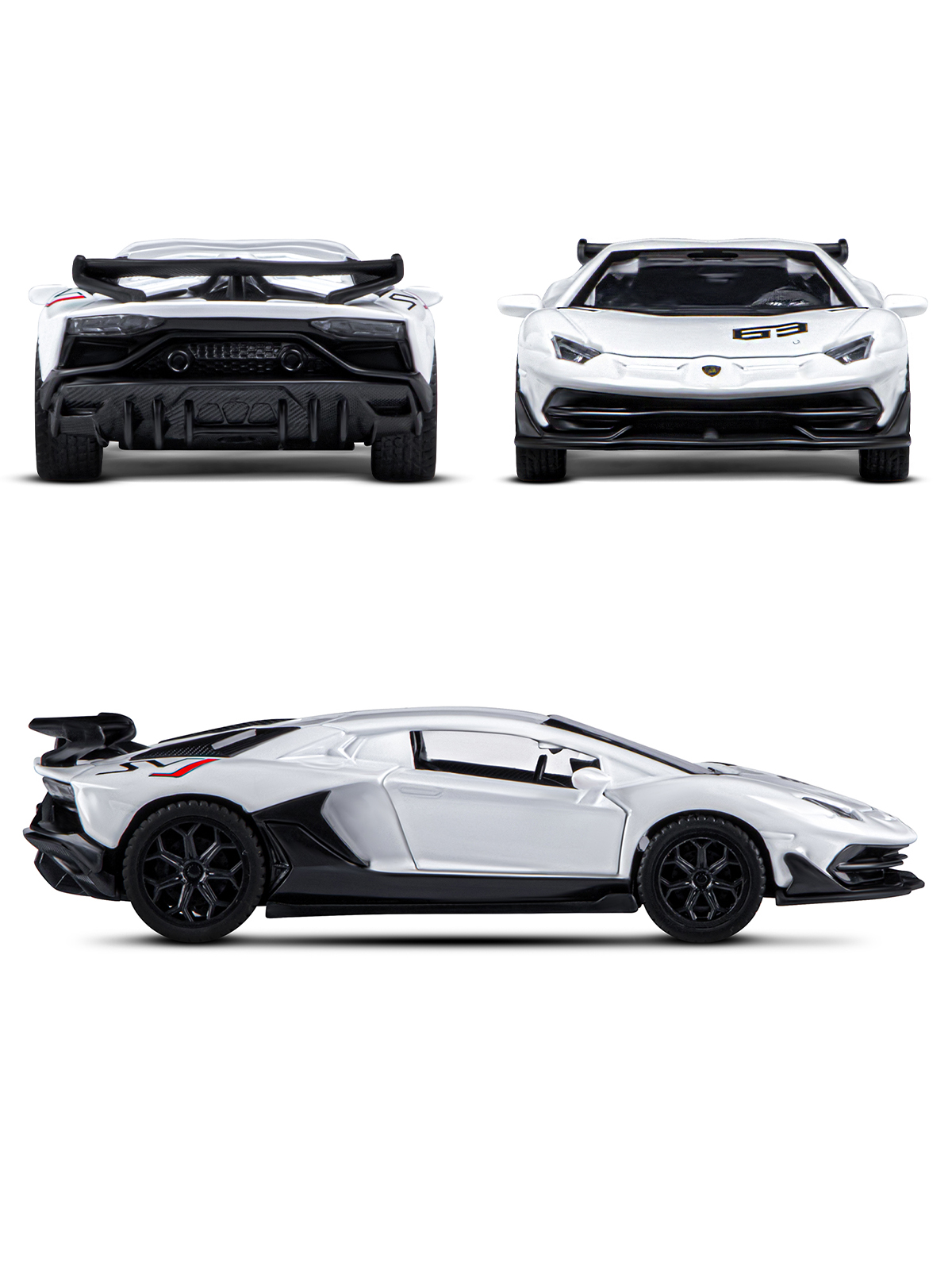 Автомобиль АВТОпанорама Lamborghini Aventador SVJ 1:43 JB1251558 - фото 5