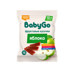 Фруктовые кусочки BabyGo из яблок с 12 мес 15 г