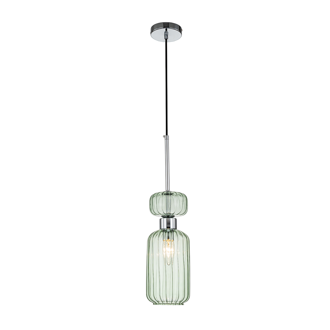 Изображение товара Подвесной светильник ESCADA Escada 1141/1S Chrome/Green Изображение товара Подвесной светильник ESCADA Escada 1141/1S Chrome/Green