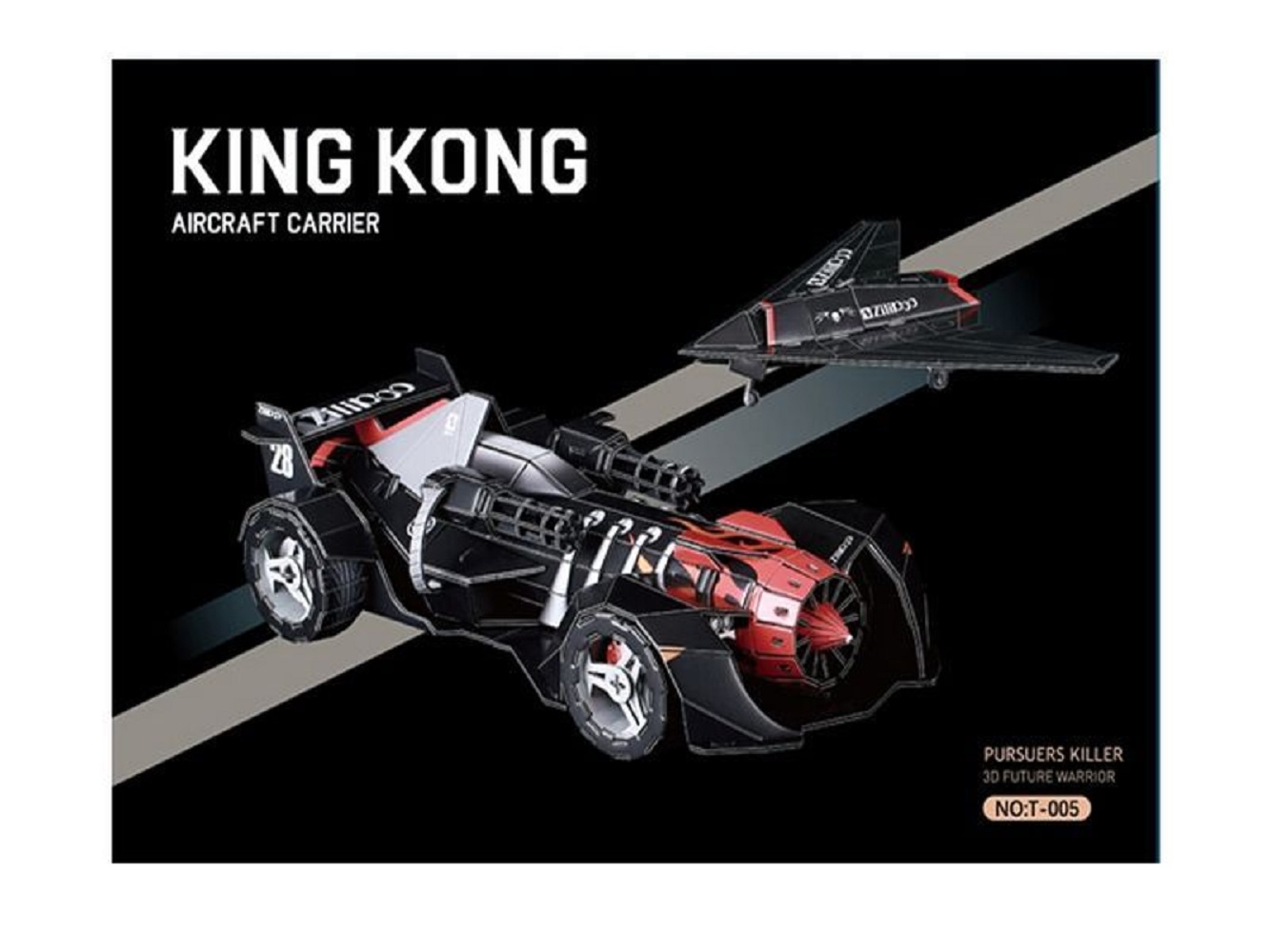 Пазл ZILIPOO Спецтехника Стелс+ самолёт 3D - фото 1