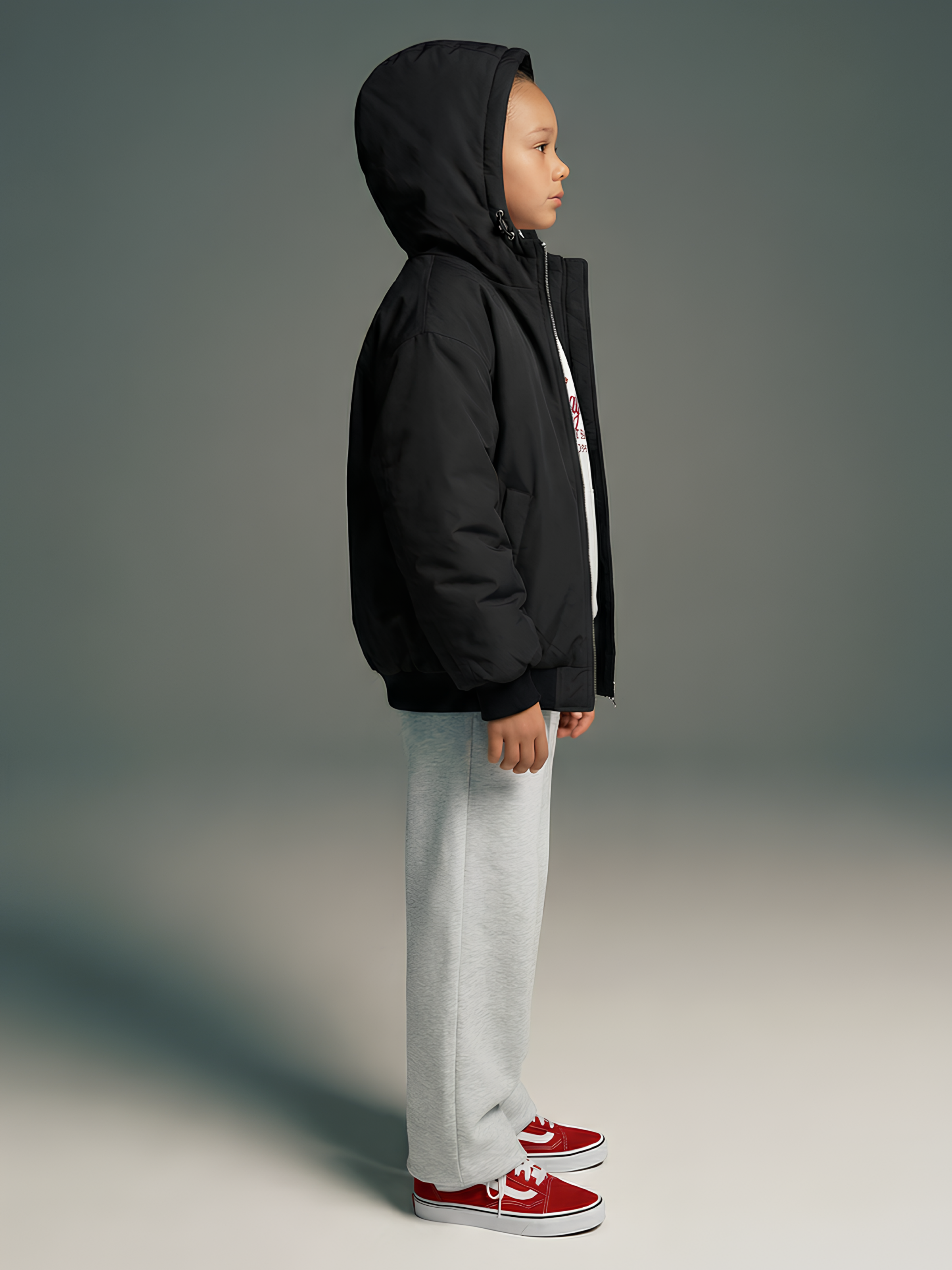 Куртка MIRANAM БомберДетскДевочкиF55Черн - фото 7