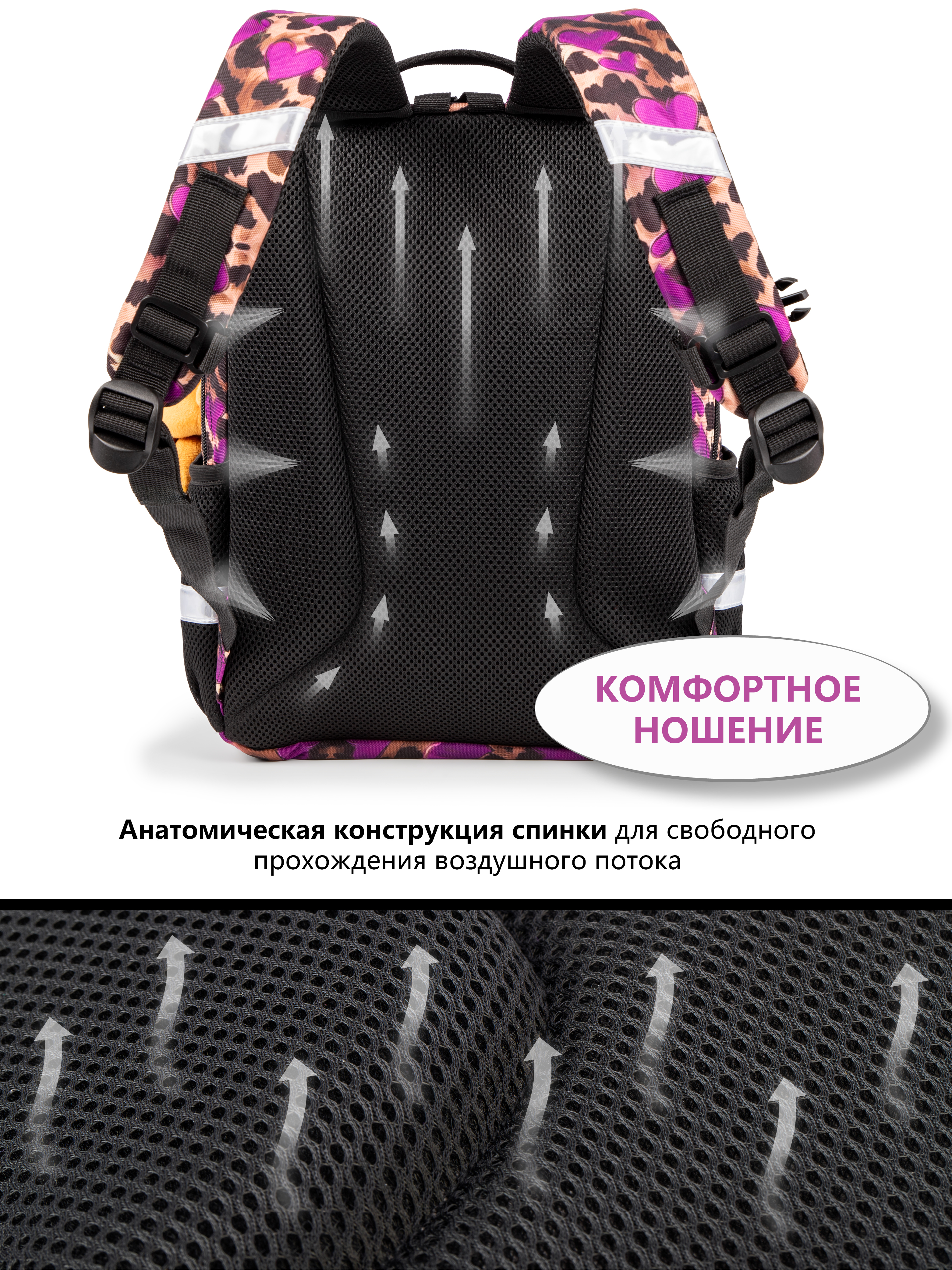 Рюкзак School Standard школьный для девочки 8в1 - фото 9