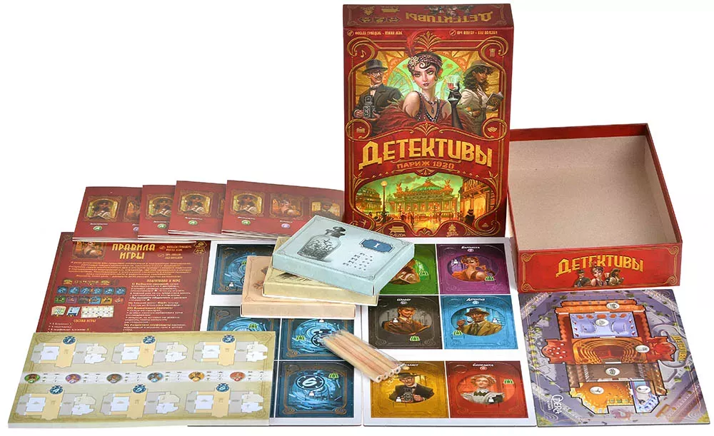 Настольная игра Звезда Детективы Париж 1920 - фото 2