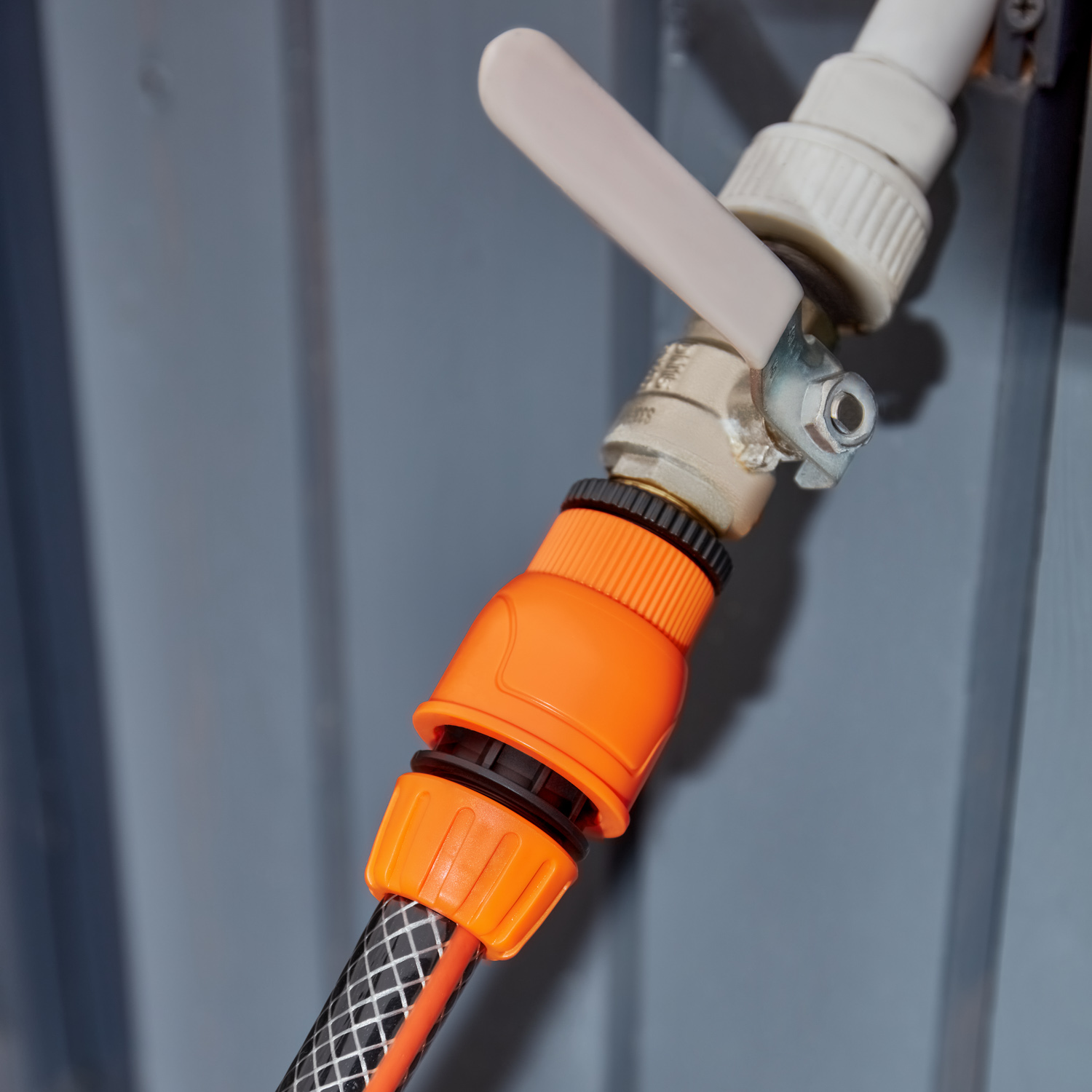 Коннектор для шланга, быстросъемный, 1/2", с аквастопом - фото 5