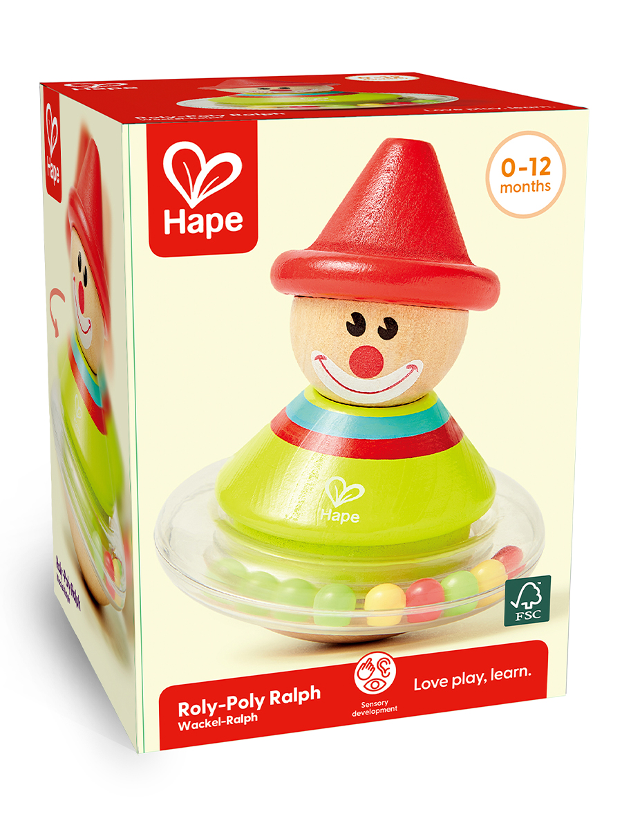 Игрушка Hape неваляшка Роли-поли ральф - фото 9