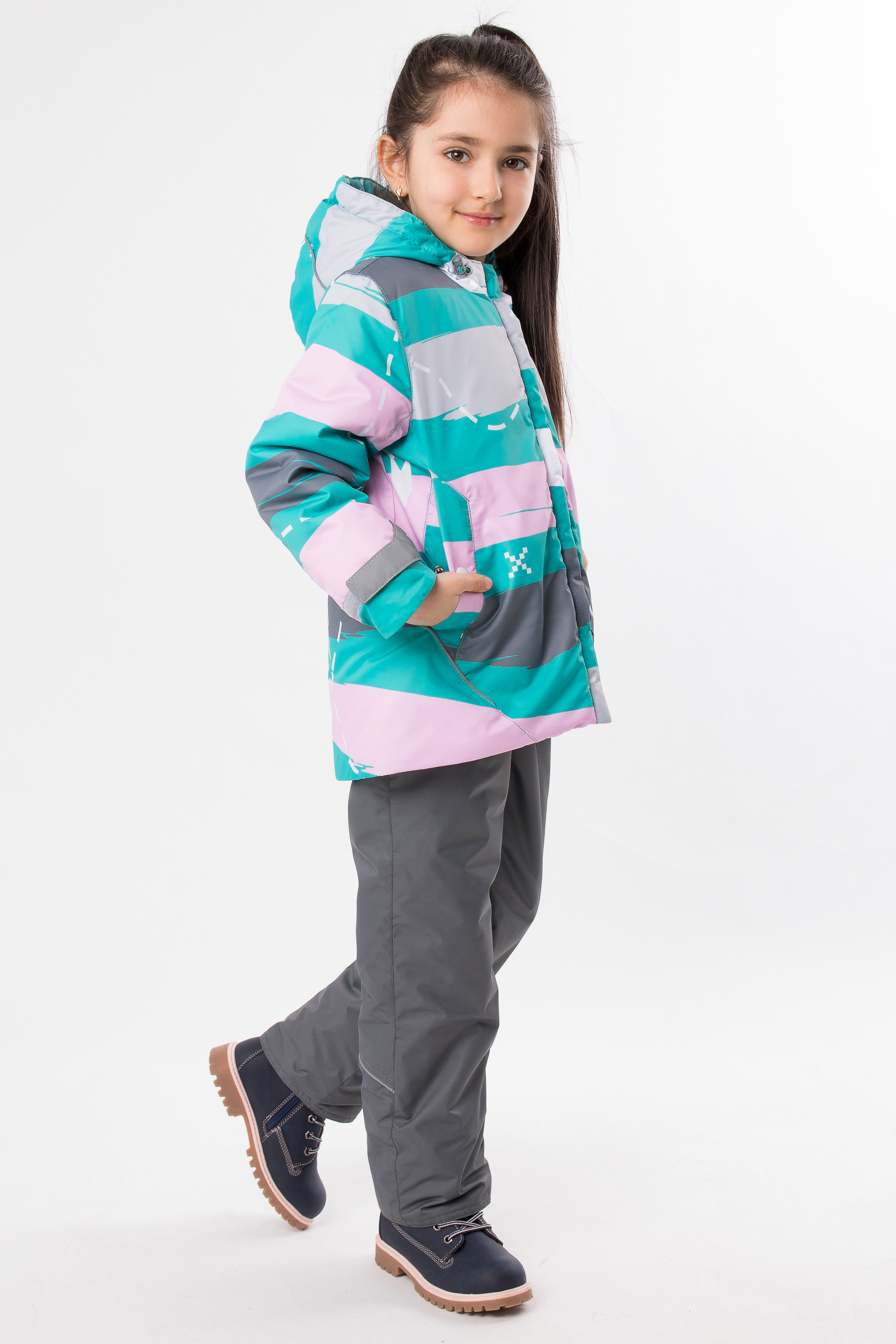 Куртка и полукомбинезон Kvartet 651 изумруд - фото 1