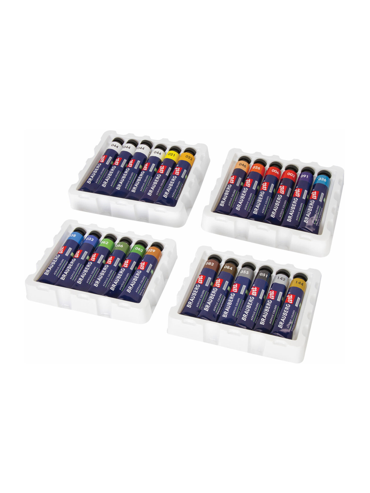 Краски акриловые Brauberg 24 цв. - фото 13