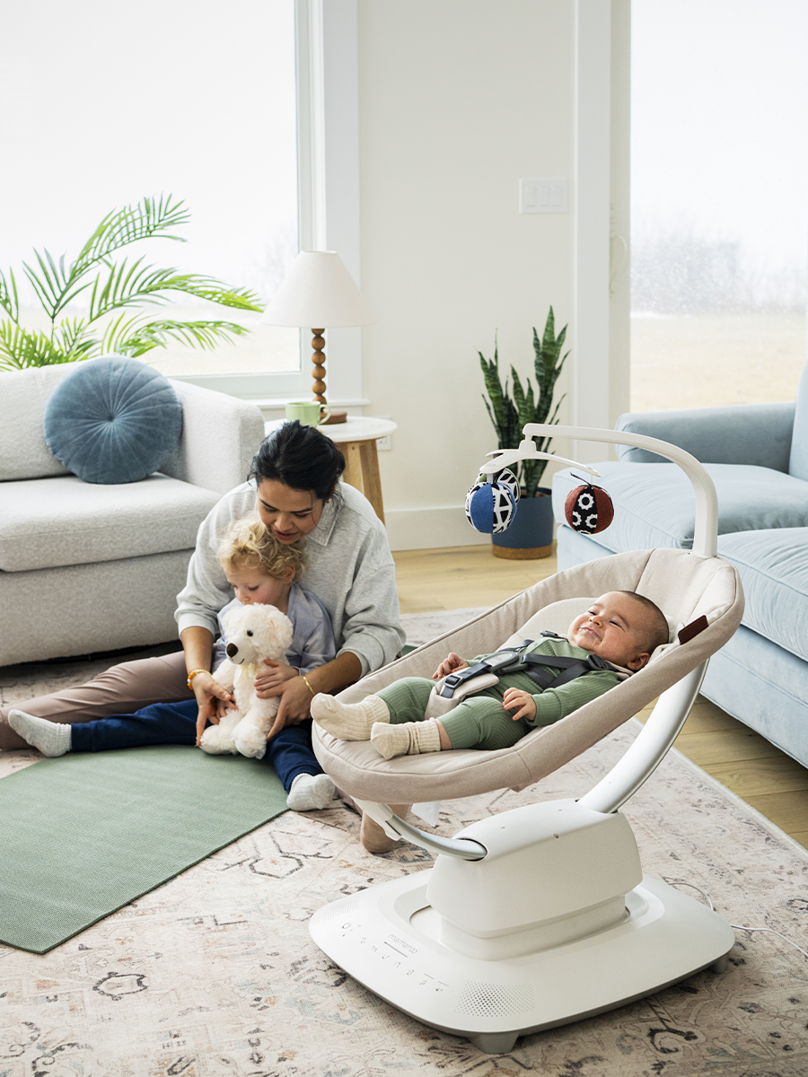 Кресло-качалка UPPAbaby Charlie - Sand Melange бежевый - фото 11