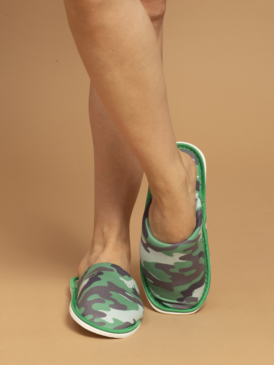 Тапочки IVShoes С-6ДСК(мл)-МР/камуфляж/зеленый - фото 6