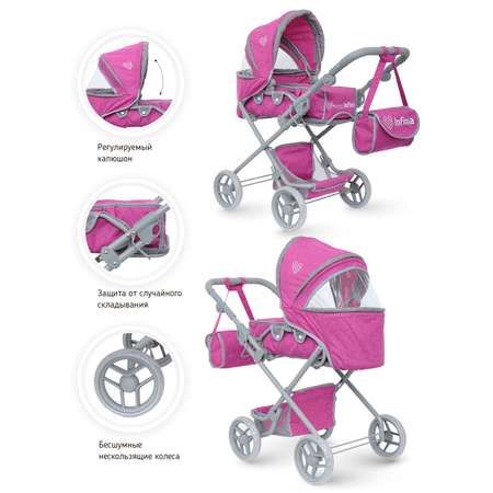 Коляска-трансформер для кукол Buggy Boom