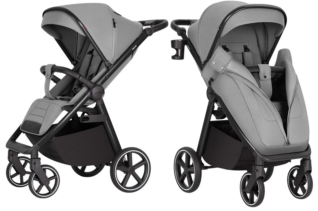 Коляска прогулочная Carrello Bravo SL Black Frame CRL-5520 серый - фото 1