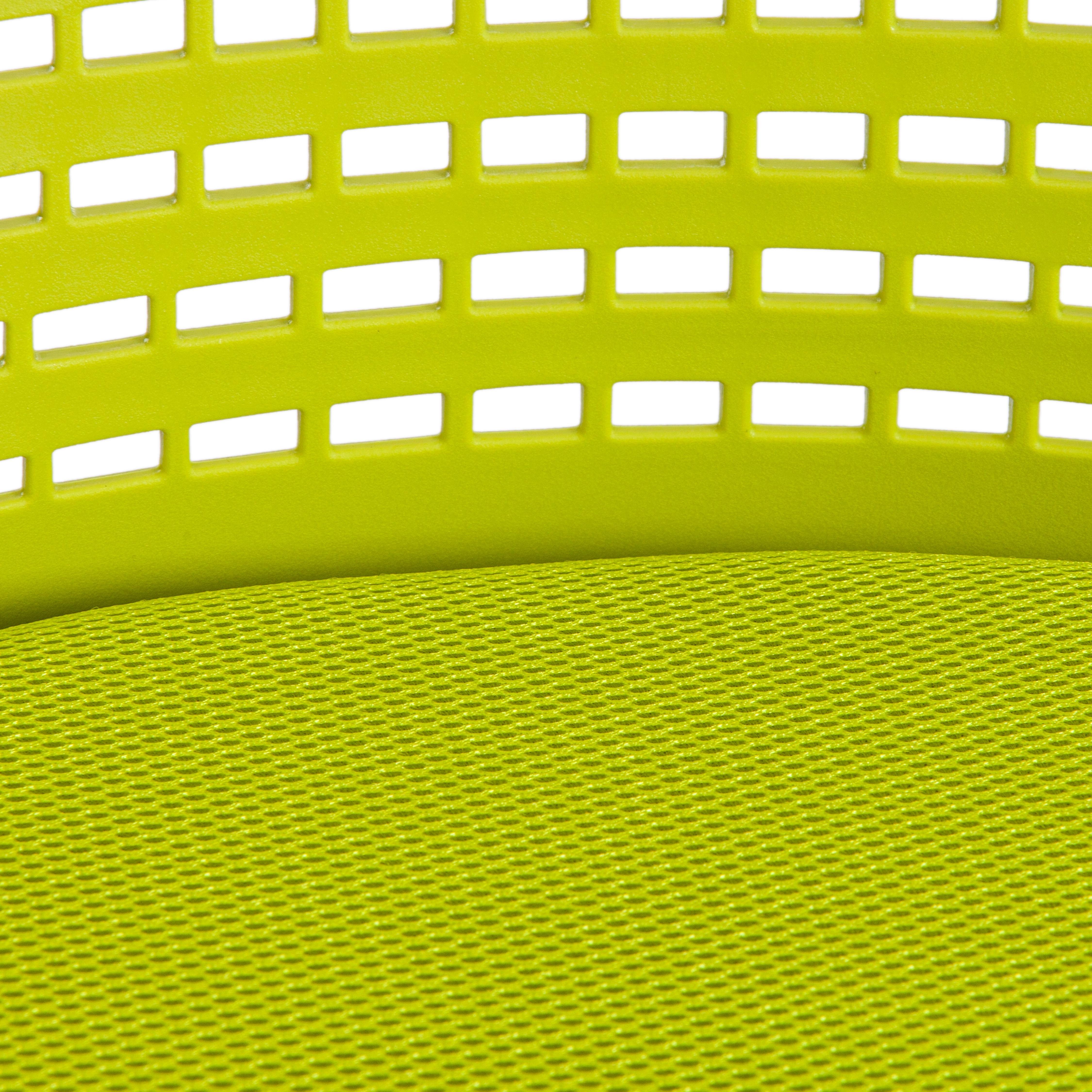 Компьютерное кресло TETCHAIR Kiddy ткань салатовый - фото 15